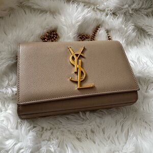 Ysl KATE SMALL IN GRAIN DE POUDRE EMBOSSED LEATHER